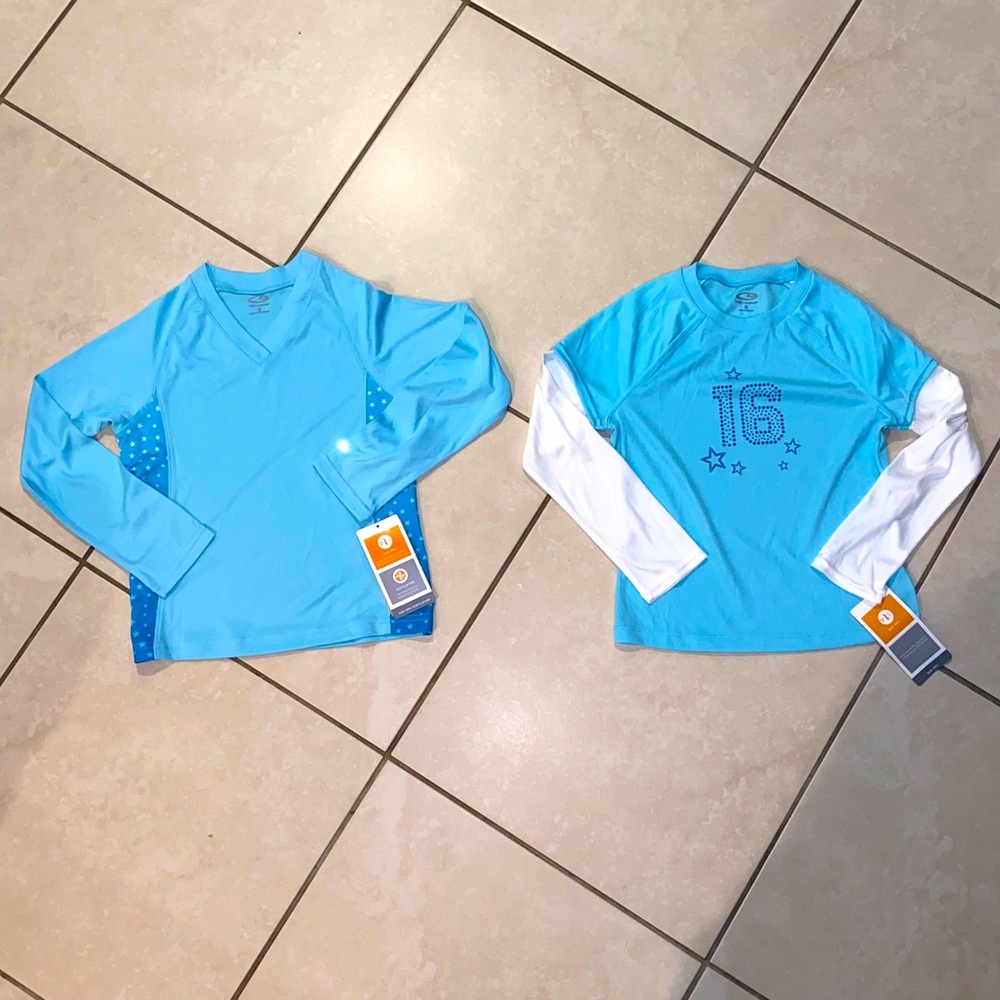 NWT Champion Set of Long Sleeve Swim Shirts